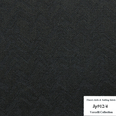 Jp912/4 Vercelli CVM - Vải Suit 95% Wool - Xanh navy Hoa Văn chìm